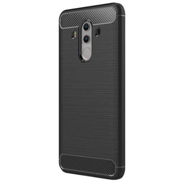 „Mofi“ Carbon cieta silikona (TPU) apvalks - melns (Mate 10 Pro)