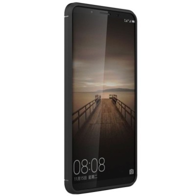 Huawei Mate 10 Pro „Mofi“ Carbon cieta silikona (TPU) melns apvalks | vacins.lv