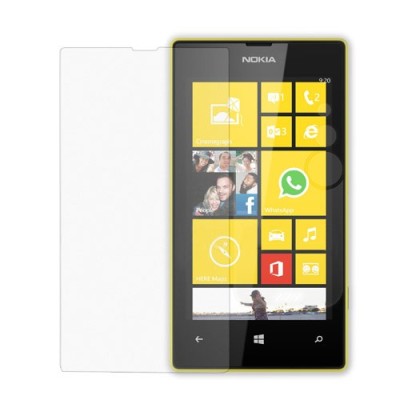 Nokia Lumia 520 apsauginė skaidri ekrano plėvelė / Priedai.lt