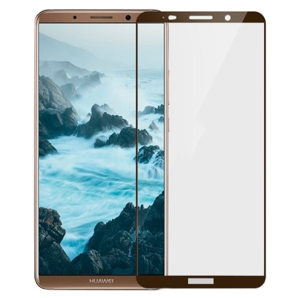 „Calans“ Tempered Glass полностью закрывающее защитное стекло толщиной 0,2 мм – коричневое (Mate 10 pro)
