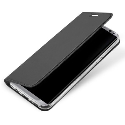 „Dux Ducis“ Skin серии Samsung Galaxy S8 (G950) чёрный кожаный чехол-книжка | Vacins.lv