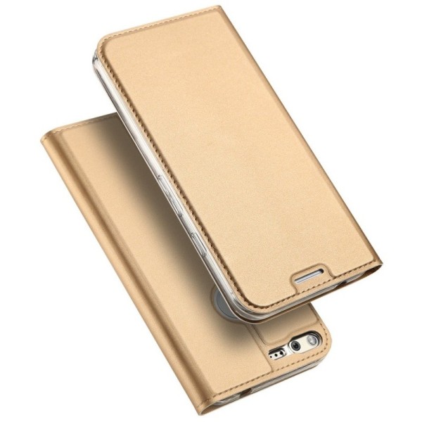Чехол-книжка „Dux Ducis“ Skin – золотой (Pixel XL)