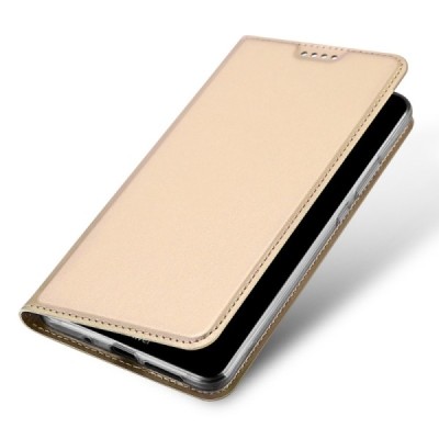 Huawei Mate 10 Pro „Dux Ducis“ Skin sērijas zelta ādas atvērams maciņš / Vacins.lv
