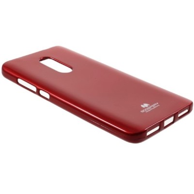 Xiaomi Redmi Note 4X Mercury sarkans cieta silikona (TPU) apvalks / vacins.lv