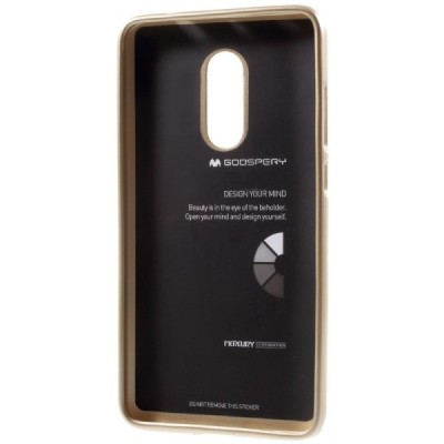 Xiaomi Redmi Note 4X Mercury zelta cieta silikona (TPU) apvalks / vacins.lv