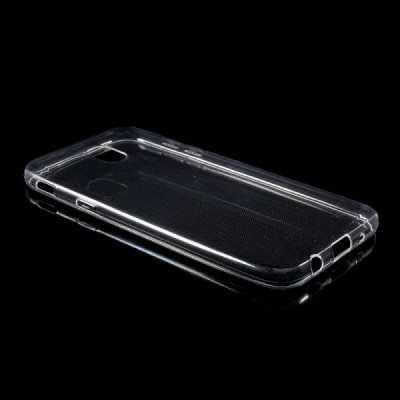 Samsung Galaxy J5 2017 (J530) dzidrs (caurspīdīgs) cieta silikona TPU pasaulē planākais apvalks / Vacins.lv