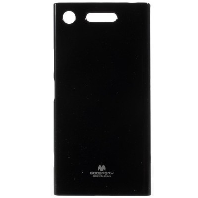 Sony Xperia XZ1 Mercury твердый силиконовый чехол (TPU) - чёрный | Vacins.lv
