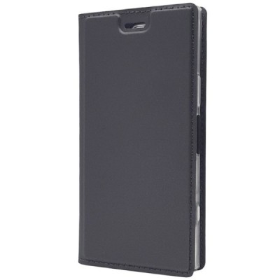 „Dux Ducis“ Skin серии Sony Xperia XZ1 Compact чёрный кожаный чехол-книжка | Vacins.lv