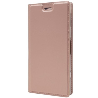 „Dux Ducis“ Skin серии Sony Xperia XZ1 Compact розовый кожаный чехол-книжка | Vacins.lv