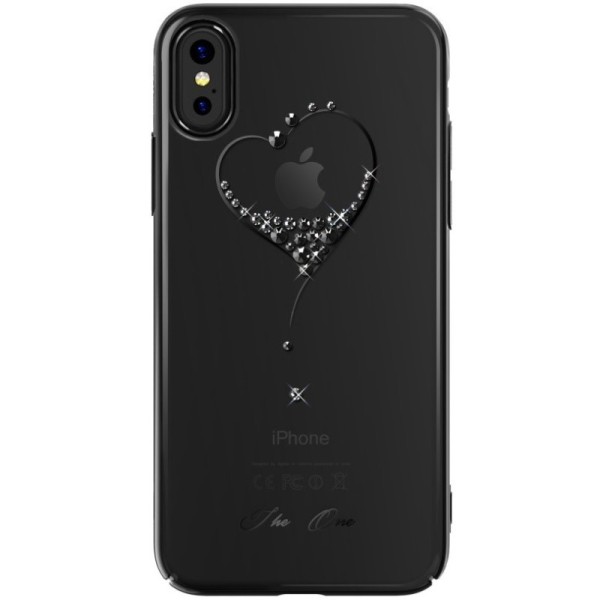 „Kingxbar“ Love Swarovski чехол – чёрный (iPhone X / Xs)
