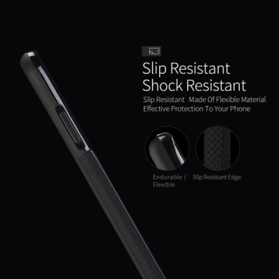 Apple iPhone X (iPhone Xs) „Dux Ducis“ Pocard melns silikons apvalks / vacins.lv