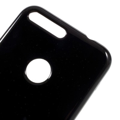 Google Pixel XL Mercury melns cieta silikona (TPU) apvalks / vacins.lv