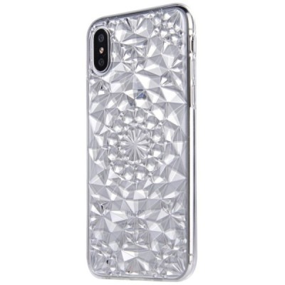 Apple iPhone X (iPhone Xs) SULADA Diamond dzidrs cieta silikona apvalks / vacins.lv