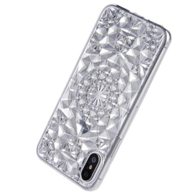 Apple iPhone X (iPhone Xs) SULADA Diamond dzidrs cieta silikona apvalks / vacins.lv