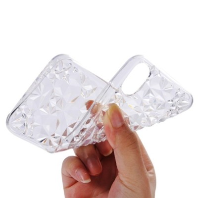 Apple iPhone X (iPhone Xs) SULADA Diamond dzidrs cieta silikona apvalks / vacins.lv
