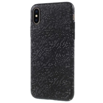 Apple iPhone X (iPhone Xs) Disco plastmasas melns apvalks / vacins.lv