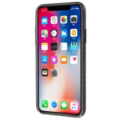 Apple iPhone X (iPhone Xs) Disco plastmasas melns apvalks / vacins.lv