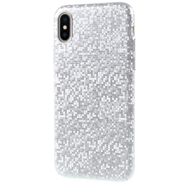 „Disco“ plastmasas apvalks - sudrabs (iPhone X / Xs)