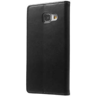 Mercury Blue Moon кожаный чехол-книжка Samsung Galaxy A5 (2016) A510 чёрного цвета | Vacins.lv
