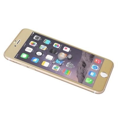 Apple iPhone 6 и Apple iPhone 6S „3D Rewan“ 9H Tempered Glass усиленная защита, золотое защитное стекло с полным покрытием толщи