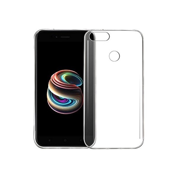 Твердый силиконовый (TPU) чехол – прозрачный (Mi A1 / 5X)