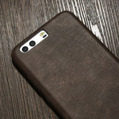 „X-Level“ Vintage Classic Huawei P10 tumši brūns ādas apvalks / Vacins.lv