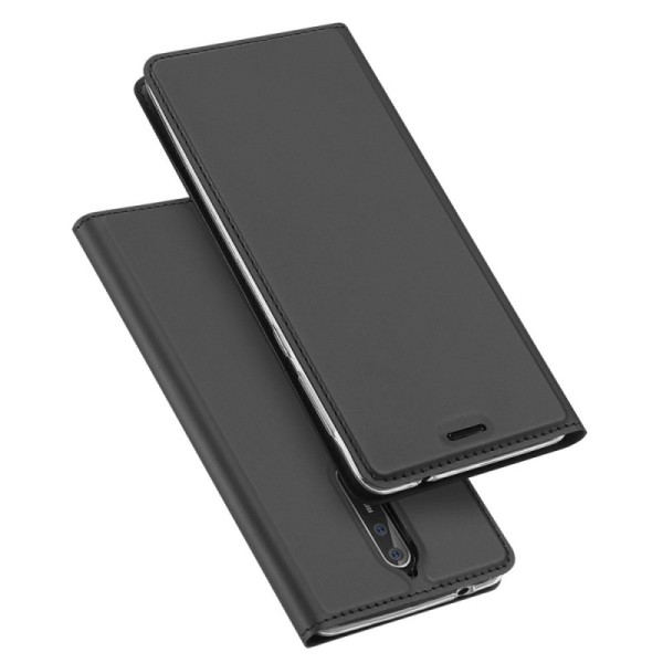 „Dux Ducis“ Skin atvērams maciņš - melns (Nokia 8)