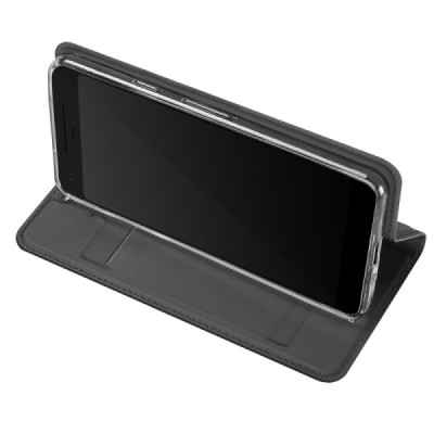 „Dux Ducis“ Skin серии Google Pixel 2 чёрный кожаный чехол-книжка | Vacins.lv
