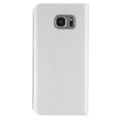 Samsung Galaxy S6 Edge+ (G928) открываемый белый чехол c oкошком | Vacins.lv