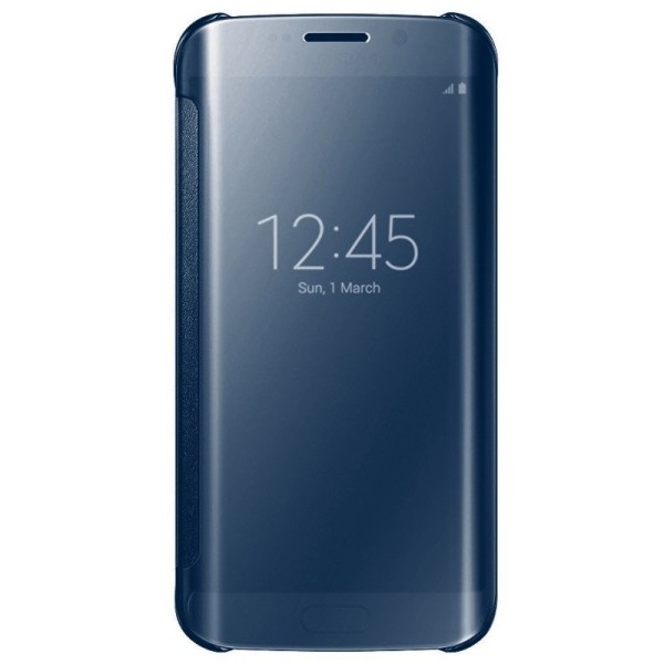 Plastmasas atvērams maciņš - zils (Galaxy S6 Edge+)