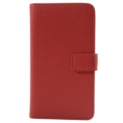 Nokia Lumia 625 открываемый красный кожаный чехол - книжка | Vacins.lv