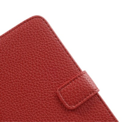Nokia Lumia 625 открываемый красный кожаный чехол - книжка | Vacins.lv