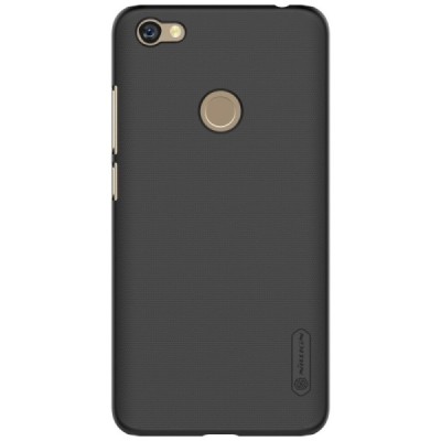 Xiaomi Redmi Note 5A (Y1) Nillkin Frosted Shield чёрный пластиковый чехол + защитная пленка для экрана | Vacins.lv