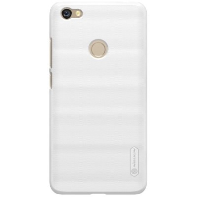 Xiaomi Redmi Note 5A (Y1) Nillkin Frosted Shield белый пластиковый чехол + защитная пленка для экрана | Vacins.lv