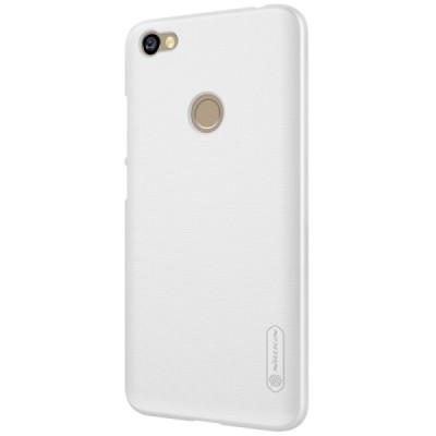 Xiaomi Redmi Note 5A (Y1) Nillkin Frosted Shield белый пластиковый чехол + защитная пленка для экрана | Vacins.lv