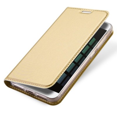 Xiaomi Redmi Note 5A (Y1) „Dux Ducis“ Skin sērijas zelta ādas atvērams maciņš / Vacins.lv