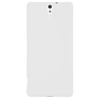 Sony Xperia C5 Ultra твердый силиконовый (TPU) чехол белый | Vacins.lv