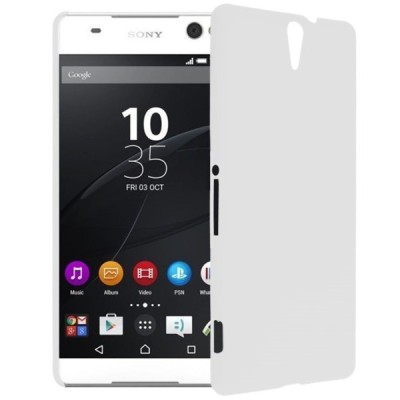 Sony Xperia C5 Ultra твердый силиконовый (TPU) чехол белый | Vacins.lv