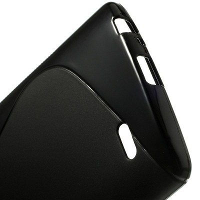 LG G3 D855 (D850, D851) „S-Line“ чёрный твердый силиконовый чехол из TPU | Vacins.lv