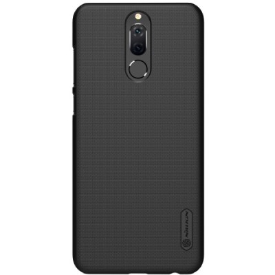 Huawei Mate 10 Lite Nillkin Frosted Shield melns plastmasas apvalks / vacins.lv