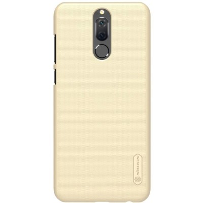 Huawei Mate 10 Lite Nillkin Frosted Shield золотой пластиковый чехол + защитная пленка для экрана | Vacins.lv