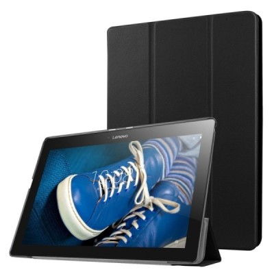 Lenovo Lenovo Tab410 (TB-X304F) atvēramais melns maciņš / Vacins.lv