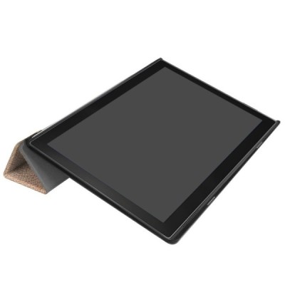 Lenovo Tab410 (TB-X304F) золотой кожаный чехол-книжка (складной) | Vacins.lv