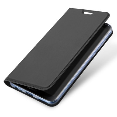 „Dux Ducis“ Skin серии Huawei Mate 10 Lite чёрный кожаный чехол-книжка | Vacins.lv