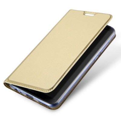 „Dux Ducis“ Skin серии Huawei Mate 10 Lite золотой кожаный чехол-книжка | Vacins.lv