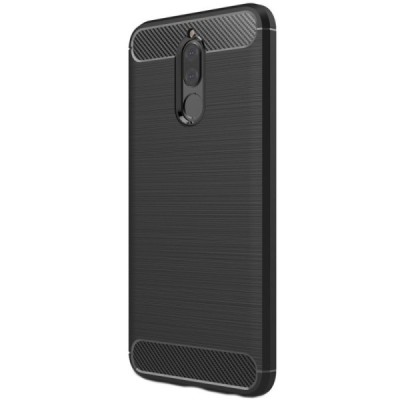 Huawei Mate 10 Lite „Carbon“ твердый силиконовый чехол (TPU) - черный | Vacins.lv
