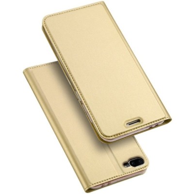 „Dux Ducis“ Skin серии Asus Zenfone 4 Max (ZC554KL) золотой кожаный чехол-книжка | Vacins.lv