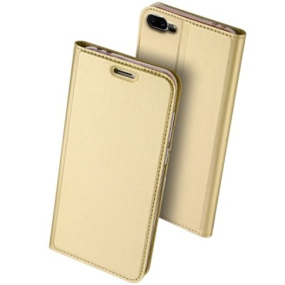 „Dux Ducis“ Skin серии Asus Zenfone 4 Max (ZC554KL) золотой кожаный чехол-книжка | Vacins.lv