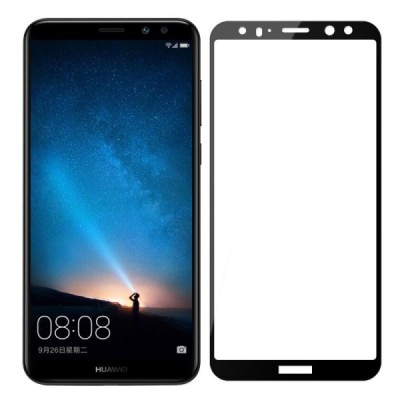 Huawei Mate 10 Lite „Mocolo“ 9H Tempered Glass усиленная защита, черное защитное стекло с полным покрытием толщиной 0,26 мм | Va