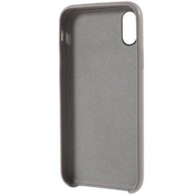 Soft Slim Apple iPhone X (iPhone Xs) pelēks ādas apvalks / Vacins.lv